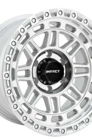 17" Impact Off-Road Wheels 8806 Silver with Machined Face Rims Express Delivery