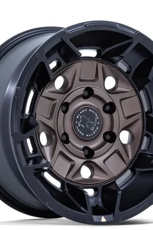 17" Black Rhino Wheels Guard BR028 Burnt Bronze with Matte Black Lip Off-Road Rims Direct From Factory