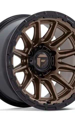 17" Fuel Wheels FC866 Piston Matte Bronze with Gloss Black Lip Off-Road Rims Weekend Sale