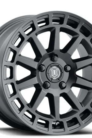 17" ICON Alloys Wheels Journey Satin Black Crossover Rims Genuine