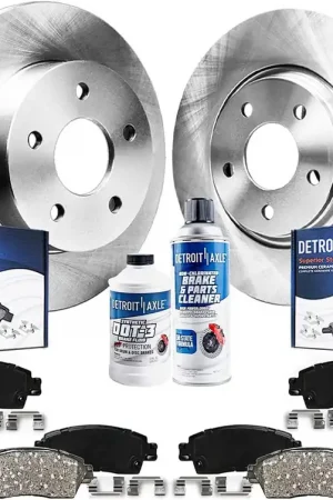 10pc Front & Rear Disc Rotors and Ceramic Brake Pads Kit Big Sale