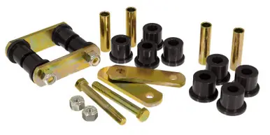 Affordable Prothane 64-69 AMC Spring & Shackle Bushings - Black - 1-1011-BL