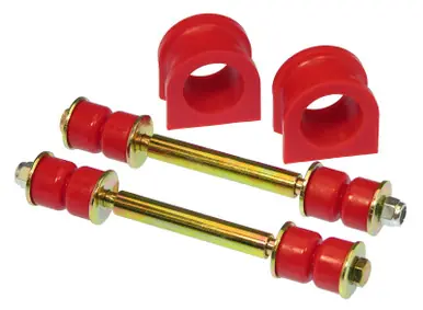 Fresh Stock Prothane 07-14 Chevy Silverado Front Sway Bar Bushings - 36mm - Red - 7-1193